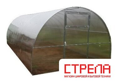 Теплица Импласт ЕвроПласт Агро 3х10 дуги 20х20 шаг 67 15352 (с сотовым поликарбонатом)