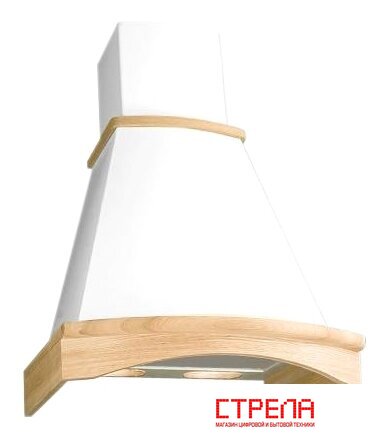 Кухонная вытяжка Elikor Ротонда 60П-1000-П3Д (бежевый/дуб неокрашенный) (940945)