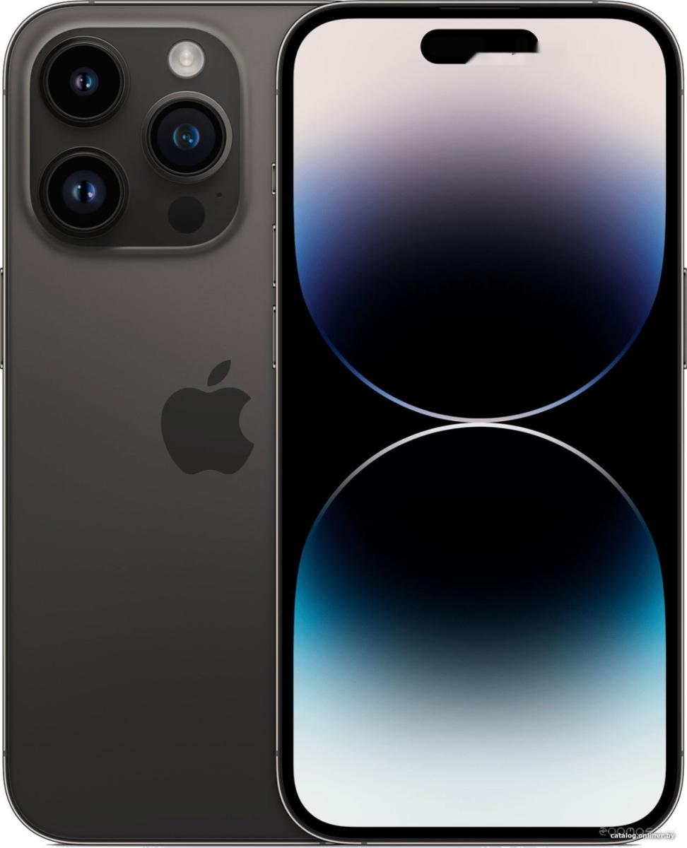 Купить Смартфон Apple iPhone 14 Pro 256GB (Space Black) (MQ0M3) в Минске,  цена 5419.40