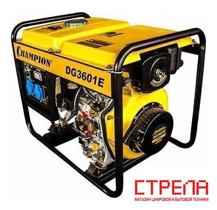 Дизельный генератор Champion DG3601E