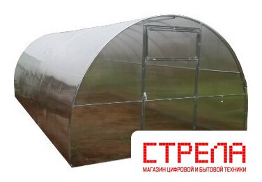 Теплица Импласт ЕвроПласт Агро 3х10 дуги 20х20 шаг 67 4мм 15356 (с сотовым поликарбонатом)