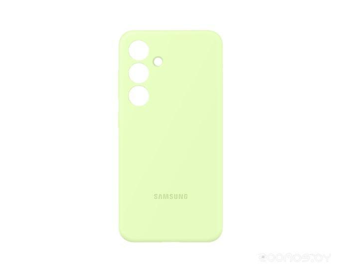 Чехол для телефона Samsung Silicone Case S24 (лайм)
