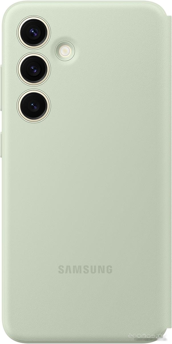 Чехол для телефона Samsung View Wallet Case S24 (светло-зеленый)