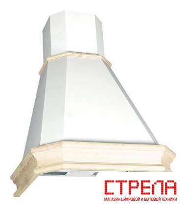 Кухонная вытяжка Elikor Пергола 60П-650-П3Л (бежевый/дуб неокрашенный) (840782)