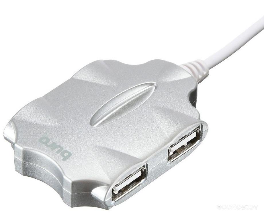 USB-хаб Buro BU-HUB4-0.5-U2.0-Candy
