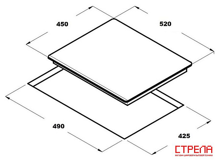 Варочная панель Schtoff IT4603 Black