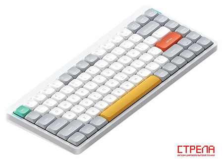 Клавиатура NuPhy Air75 V2 Ionic White (NuPhy Low Profile Wisteria)