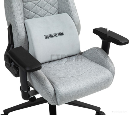 Игровое (геймерское) кресло Evolution Conqueror fabric (серый)