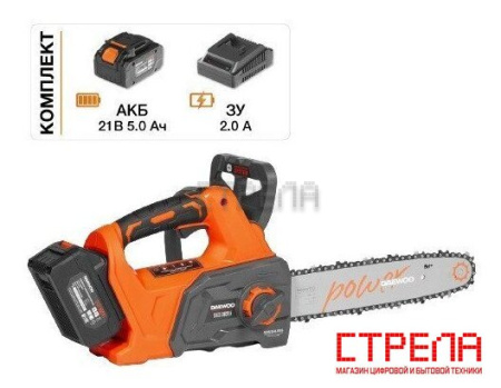 Аккумуляторная пила Daewoo Power DACS 3021Li Set (с 1-м АКБ)