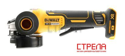 Угловая шлифмашина DeWalt DCG406NT-XJ (без АКБ, кейс)