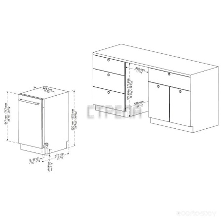 Посудомоечная машина Korting KDI 45488