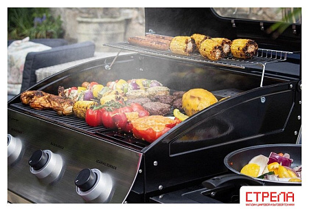 Газовый гриль для дачи Sahara S375 3B BBQ Smokey Teal (дымчатый)