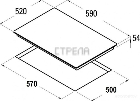 Варочная панель Schtoff IT4603 White