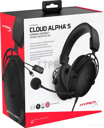 Наушники HyperX Cloud Alpha S (черный)