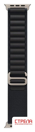 Умные часы Apple Watch Ultra 3 LTE 49 мм (титановый корпус, природный/черный, текстильный ремешок размера L)