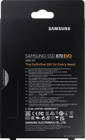 SSD Samsung 870 Evo 1TB MZ-77E1T0BW