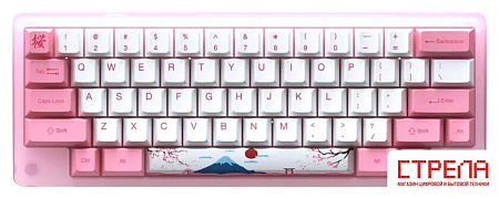 Клавиатура Akko ACR 59 Acrylic Tokyo (Akko CS Jelly Pink)
