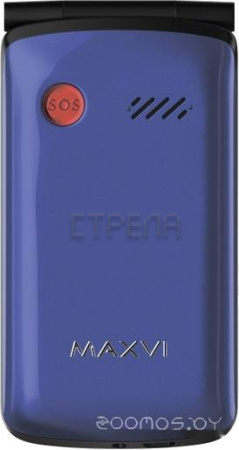 Кнопочный телефон MAXVI E7 (синий)