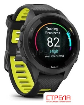 Умные часы Garmin Forerunner 265S (черный/желтый)