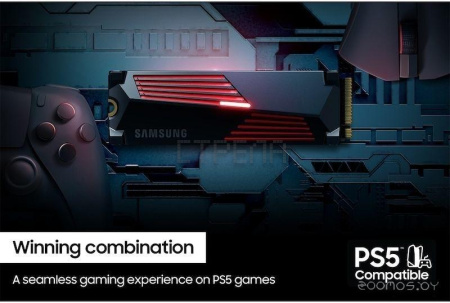 SSD Samsung 990 Pro с радиатором 2TB MZ-V9P2T0CW