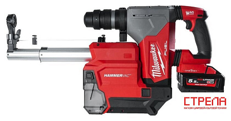 Перфоратор Milwaukee M18 ONE FHPX DEL-552C Fuel One-Key 4933478498 (с 2-мя АКБ, кейс)
