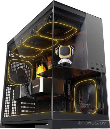 Корпус Geometric Future Model 5 (черный/серый)