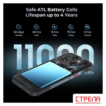 Телефон Oukitel WP35 8GB/256GB (серый)