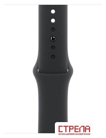 Умные часы Apple Watch Series 11 42 мм (алюминиевый корпус, космический серый/черный, спортивный силиконовый ремешок S/M)