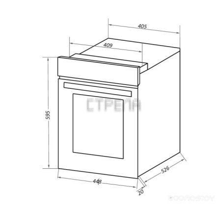 Духовой шкаф Maunfeld EOEC.516BG