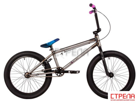 Велосипед Novatrack BMX Zodiac 2025 (серебристый)