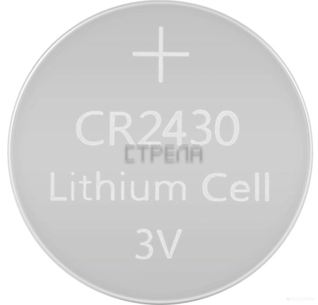 Батарейка Mirex CR2430 3V 1 шт (1/40/240) ecopack 23702-CR2430-E1