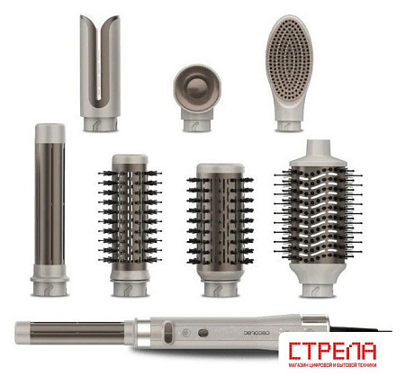 Мультистайлер Cecotec CeramicCare 8 в 1 AirGlam Gyro Champagne 112528