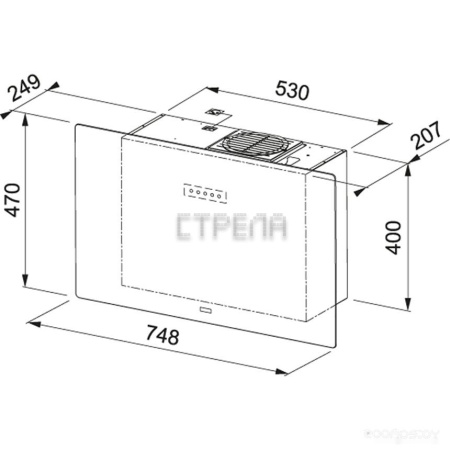 Кухонная вытяжка Franke Maris Free 80 330.0542.181