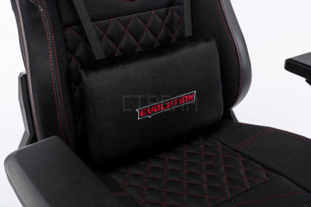 Кресло Evolution Nomad (черный/красный)