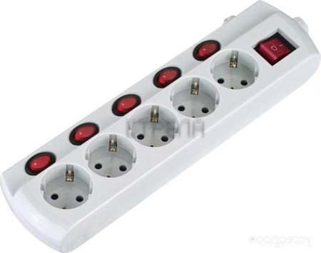 Удлинитель Electraline 62502 (1.5 м, белый)