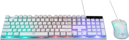 Клавиатура + мышь Nakatomi KMG-2305U (белый)