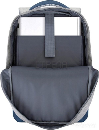 Городской рюкзак RIVACASE 7562 (серый/синий)