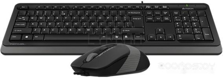 Клавиатура + мышь A4Tech Fstyler F1010 (черный/серый)