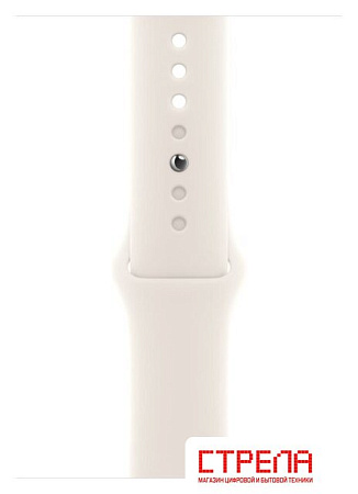 Умные часы Apple Watch SE 3 44 мм (алюминиевый корпус, звездный свет/звездный свет, спортивный силиконовый ремешок S/M)