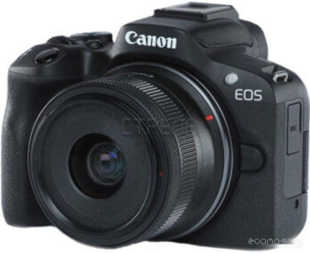 Беззеркальный фотоаппарат Canon EOS R50 RF-S 18-45mm F4.5-6.3 IS STM (черный)