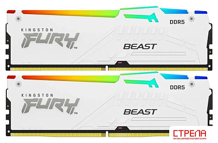 Оперативная память Kingston FURY Beast RGB 2x32ГБ DDR5 6000 МГц KF560C36BWEAK2-64