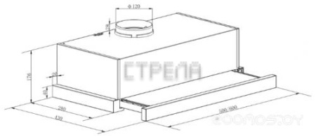 Вытяжка LEX Hubble G 500 Black