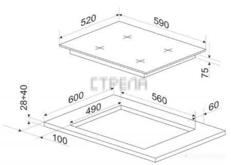 Варочная панель Hansa BHGW630502