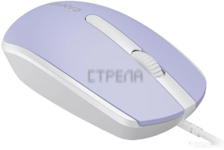 Мышь Canyon M-10 (сиреневый/белый)