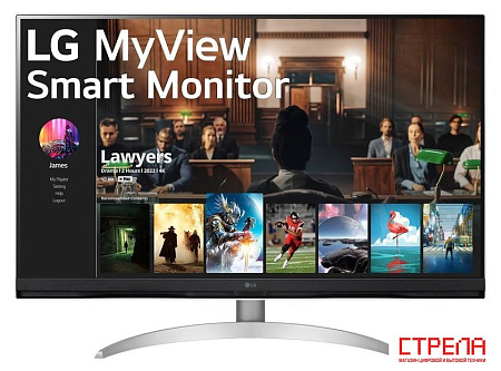 Smart монитор LG MyView Smart Monitor 32SQ700S-W