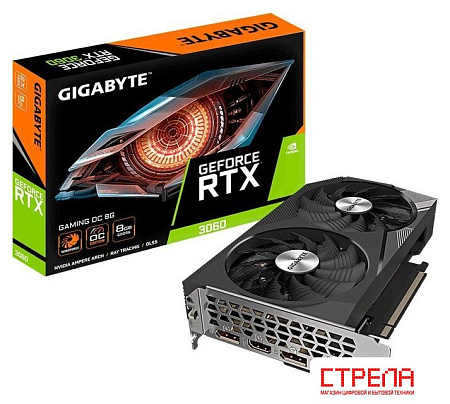 Видеокарта Gigabyte GeForce RTX 3060 Gaming OC 8G (rev. 2.0) GV-N3060GAMING OC-8GD 2.0