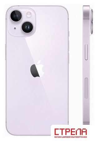 Телефон Apple iPhone 14 256GB (фиолетовый)