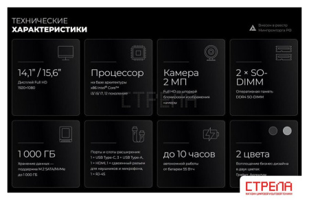 Ноутбук Kvadra Nau LE15T Y22L02P01101R_7872F1