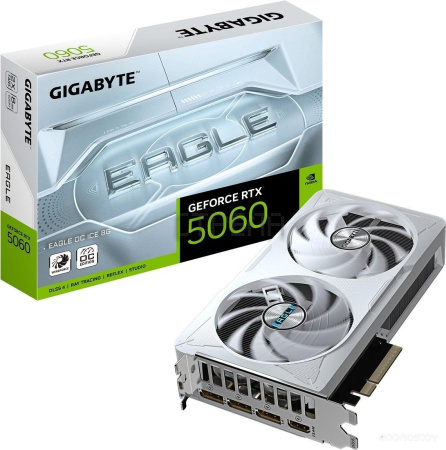 Видеокарта Gigabyte GeForce RTX 5060 Eagle OC Ice 8G GV-N5060EAGLEOC ICE-8GD