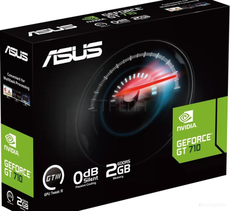 Видеокарта Asus GeForce GT 710 2GB GDDR5 EVO GT710-SL-2GD5-BRK-EVO